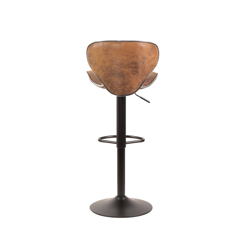 Orren Ellis Martineau Swivel Adjustable Height Bar Stool & Reviews Wayfair